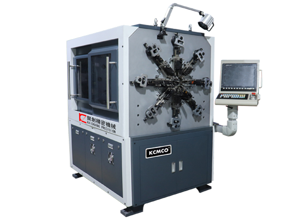 KCT-1220WZ十二轴无凸轮数控万能弹簧转线成形机