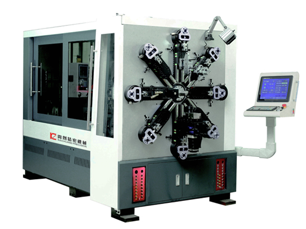 KCT-1245WZ 十二轴无凸轮数控万能弹簧转线成形机